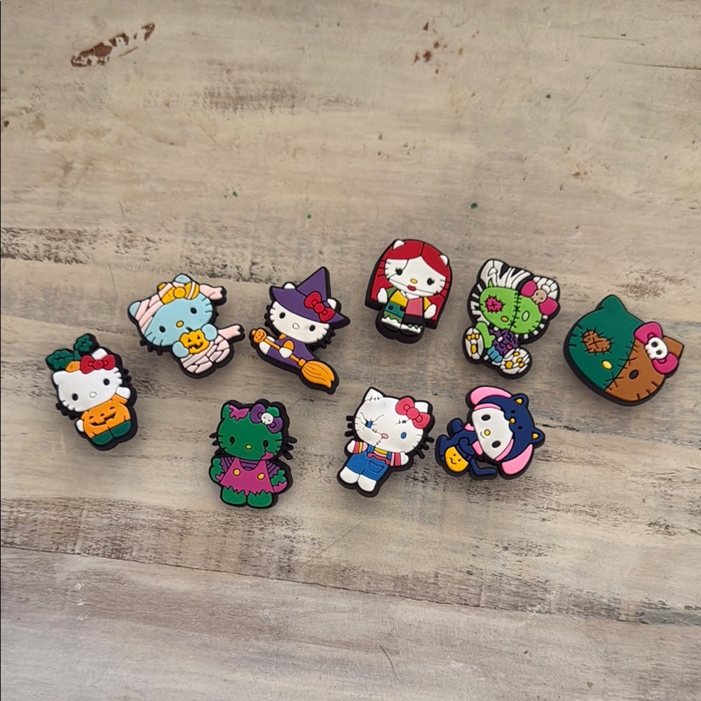 Hello Kitty Halloween Crocs Charms